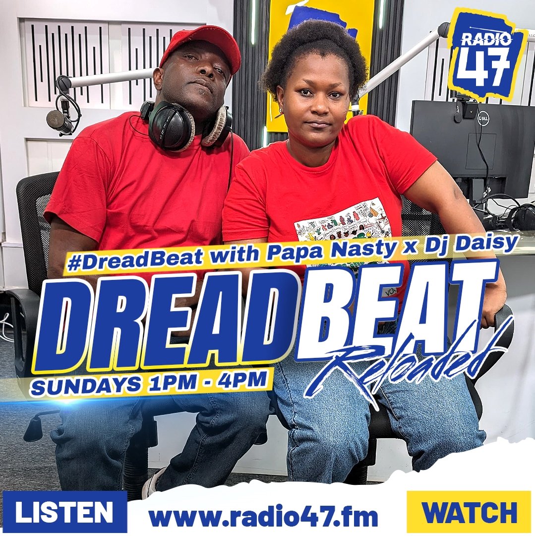 Reggae music is our game🔥🔥🔥 The premier reggae show #DreadBeatReloaded with the Big bad mad man PAPA NASTY. @Radio47KE #ReggaeMatics #HapaNdipo
