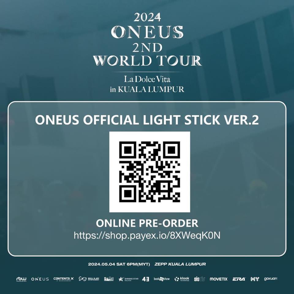 ONEUS Official Light Stick ver.2 PRE-SALE! 🔗Online pre-order link: shop.payex.io/8XWeqK0N 📍Pick up location: Ground floor Ticket Counter, ZEPP KUALA LUMPUR #ONEUSMALAYSIA #ONEUSinMY #ONEUS2ND