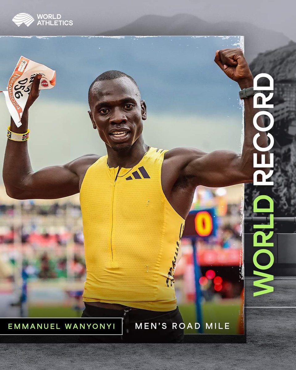 Emmanuel Wanyonyi is now a world record holder!! Interesting times ahead in the road to #ParisOlympics