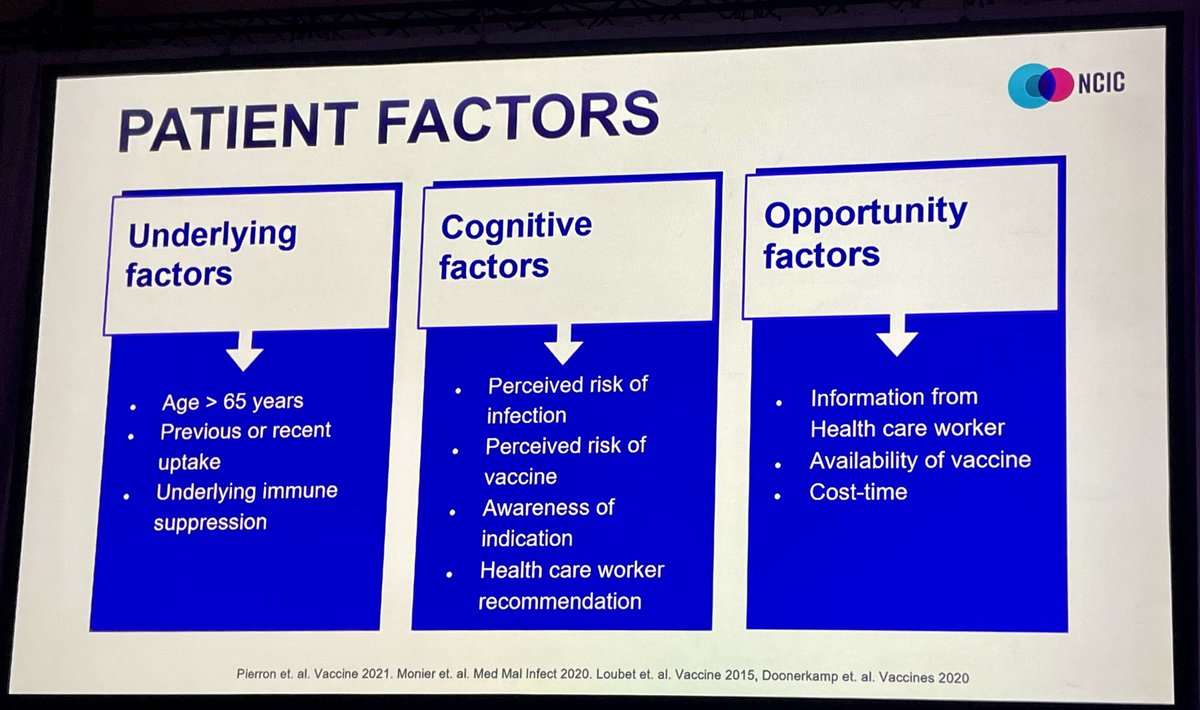 @benwteh reviews the drivers for really poor vaccination among immunocompromised patients - interventions that can reduce the morbidity and mortality of common infections - key is to do better @ECCMID @ESCMID