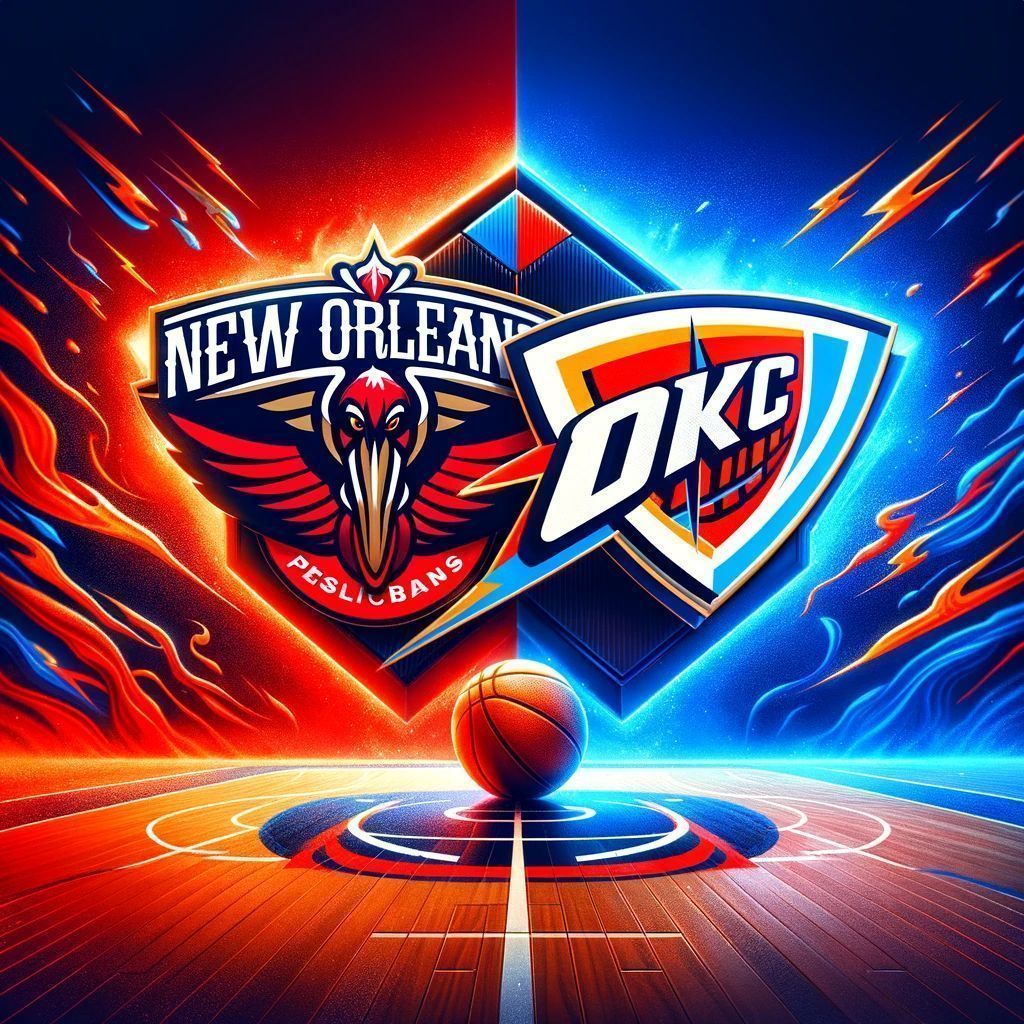 Electrifying night ahead ‼️ 

Thunder 🌩 vs Pelicans 🐦 

Ready for an aerial battle on the court ⁉️ Don’t miss this explosive showdown ❕❕ 
#ThunderUp #Pelicans #WontBowDown #NBA #Basket #basketball #Bet #Sport #121Metadex
