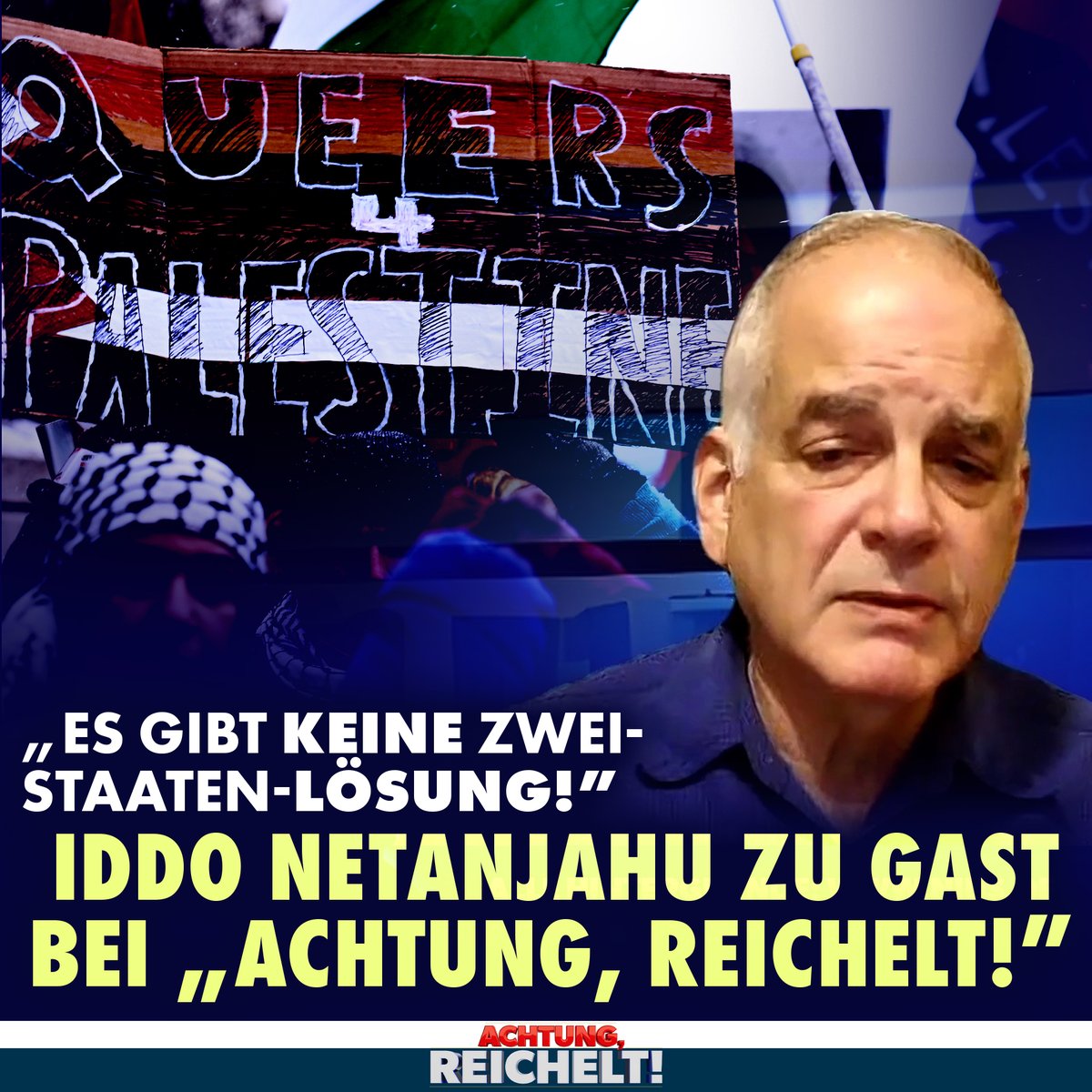 Iddo Netanjahu, Bruder des israelischen Regierungschefs, war zu Gast bei „Achtung, Reichelt!“. Ein Gespräch über Cancel Culture, linke Ideologen und die Situation in Gaza. nius.de/video/es-gibt-…
