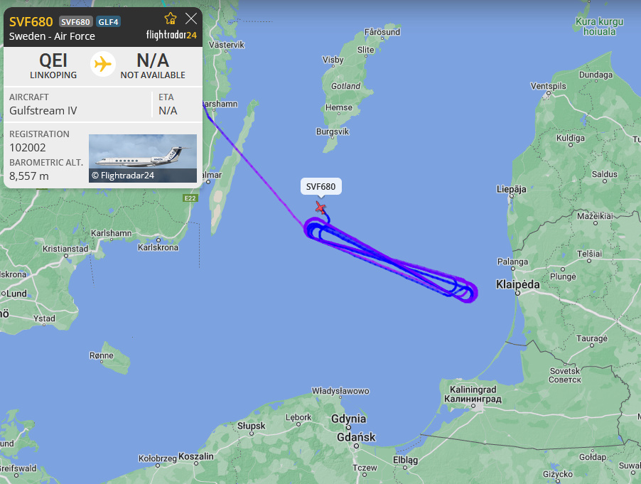 🇸🇪Gulfstream G-IVSP (S102B Korpen) #Kaliningrad #Калининград