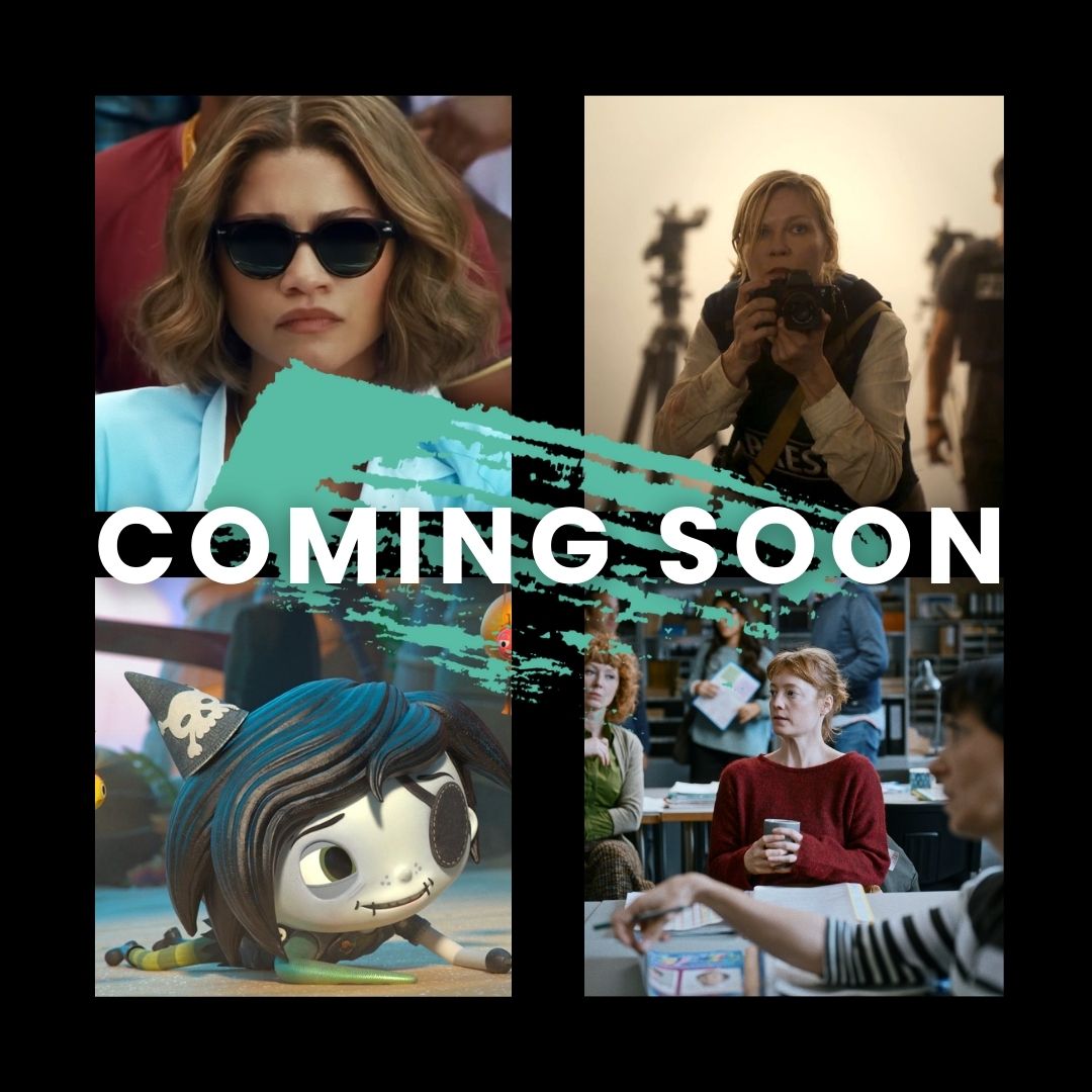 Films coming soon!🍿 ⭐ Challengers 📅 Fri 3 – Fri 10 May 🔗 bit.ly/49Yg6Bf ⭐ Civil War 📅 Fri 3 – Thu 9 May 🔗 bit.ly/4ddpkMT ⭐ Scarygirl 📅 Fri 3 – Sun 12 May 🔗 bit.ly/4de2Lrk ⭐ Teacher's lounge 📅 Fri 3 – Thu 9 May 🔗bit.ly/44q7KRJ