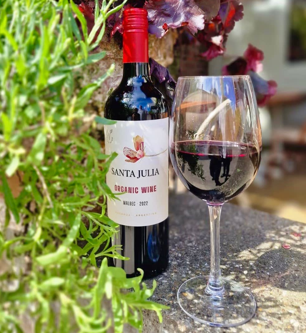 Malbec, Santa Julia. A delicious, full-bodied & organic red wine especially when paired with our steak ! 😉 
.
.
#redwine #malbec #londonpubs #londonrestaurants