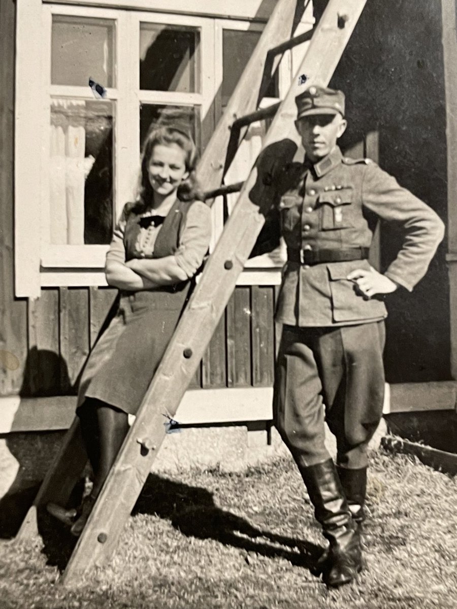 World War II ended for 🇫🇮 79 years ago. Today, on National Veterans’ Day, we respect those men and women, who protected our freedom. Pic: My grandparents Laura and Veikko in April 1944. He served in 🇫🇮 Defense Forces and she in Lotta Svärd, auxiliary paramilitary organisation.
