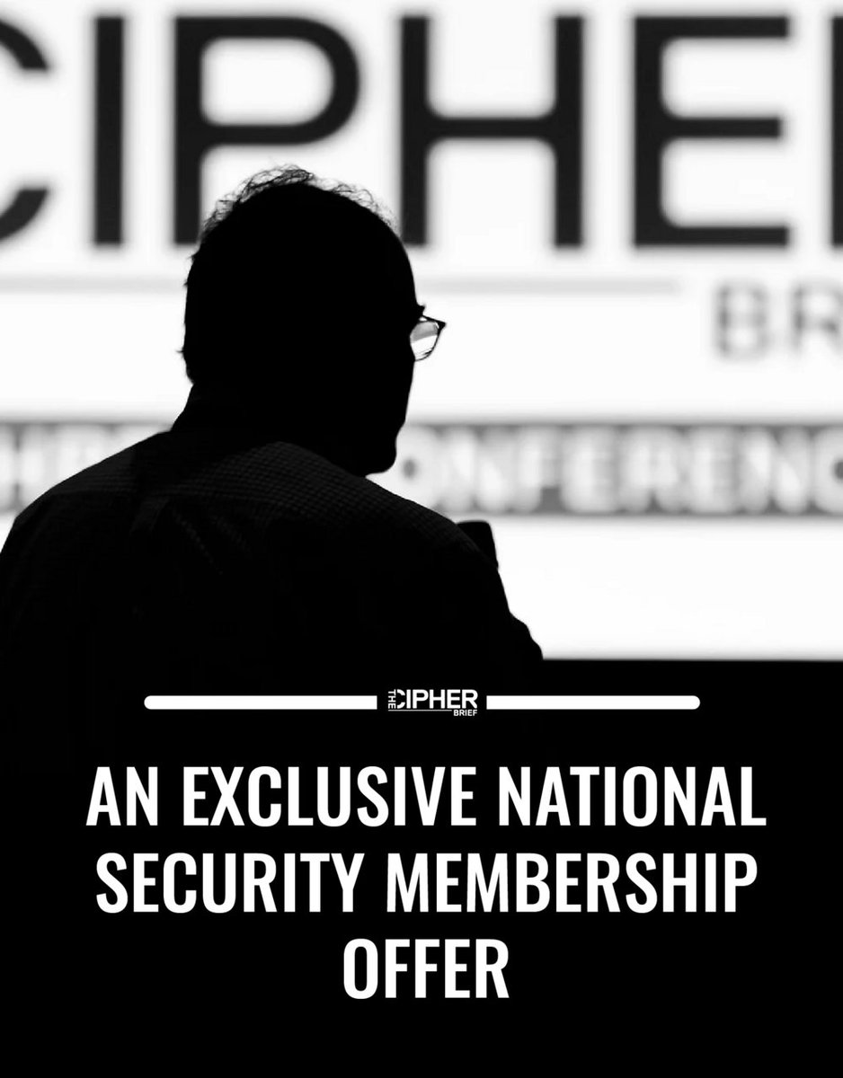 National Security is everyone’s business.  Join the most exclusive community of national security professionals for access to expert-driven news and analysis on today’s most pressing challenges. #TheCipherBrief thecipherbrief.com/subscriber-plus