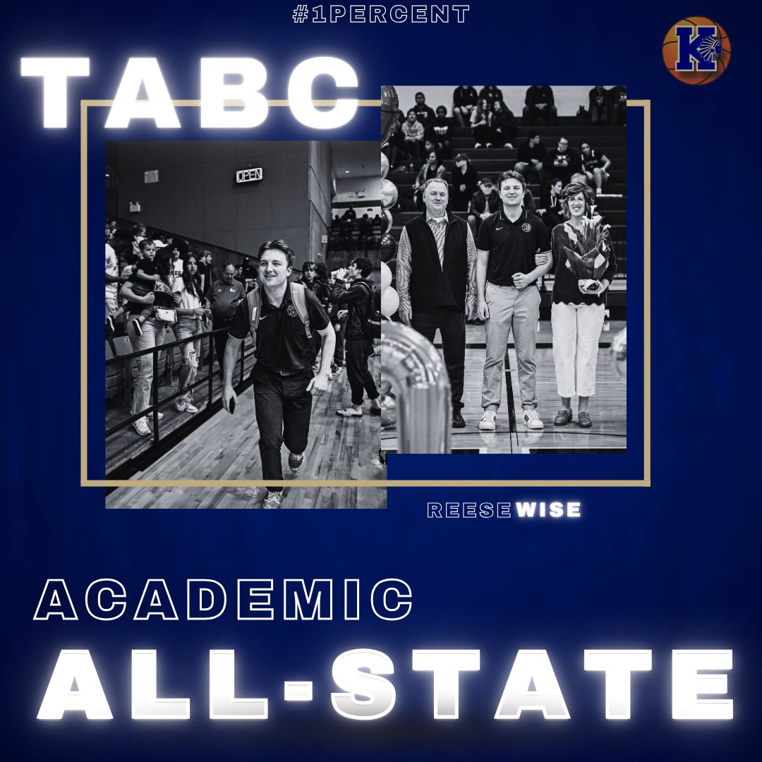 CONGRATULATIONS to Reese Wise on being selected @Tabchoops Academic All-State!! We are SO PROUD of you!!! #1percent