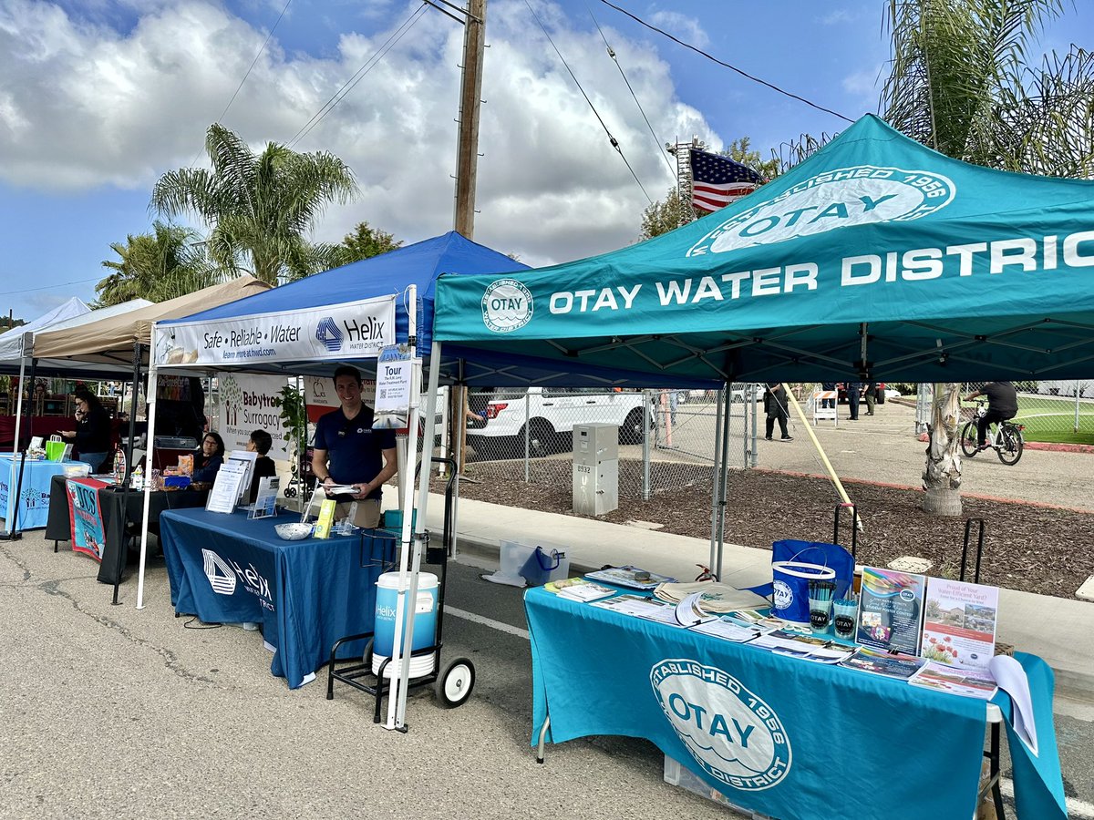 Otay is a proud sponsor of Spring Valley Day! 🎉 Join us for the fun today, April 27, at Bancroft Dr! #CAwater