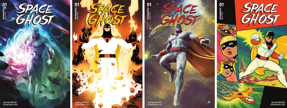 Dave_DSG's tweet photo. Advance review (5/5👻) in spanish/english of #SPACEGHOST #1!
https://t.co/Bkj6nwenUc
Writer @Peposed
Art Jonathan Lau
Colors @adalhouse
Covers FRANCESCO MATTINA, JAE LEE & JUNE CHUNG @BjornBarends and @Michael_Cho
Out on May 1st from @DynamiteComics
#daretobedynamite https://t.co/K9aWFB2OBN