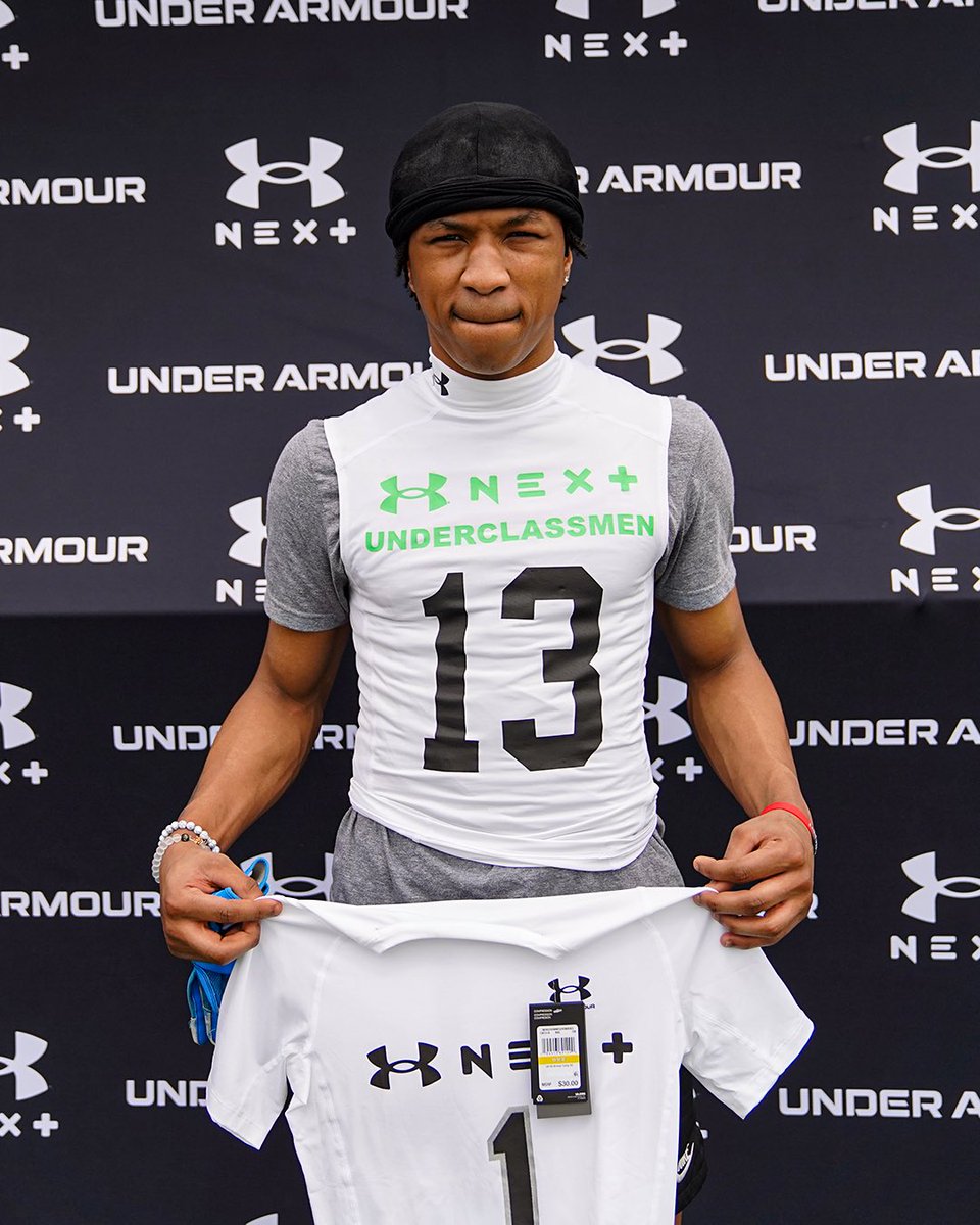 We had a big wide receiver group at the UA Next Combine but Northrop High School (IN) standout Gabriel Lewis showed he was the top dog‼️ His big-time performances earns him an invite back for tomorrow 💥 #UANext