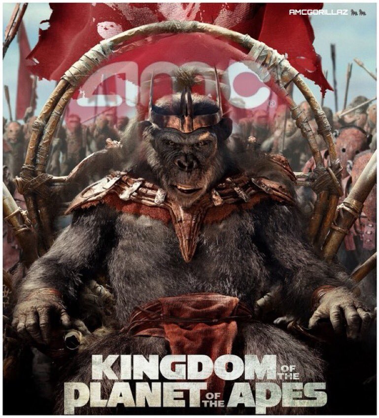 Only 32 movie franchises have earned a $1B in the domestic box office. #PlanetoftheApes franchise currently sits at $794,023,990. Let’s make this the next $1B Domestic Box Office franchise. See #KingdomOfThePlanetOfTheApes at @AMCTheatres.