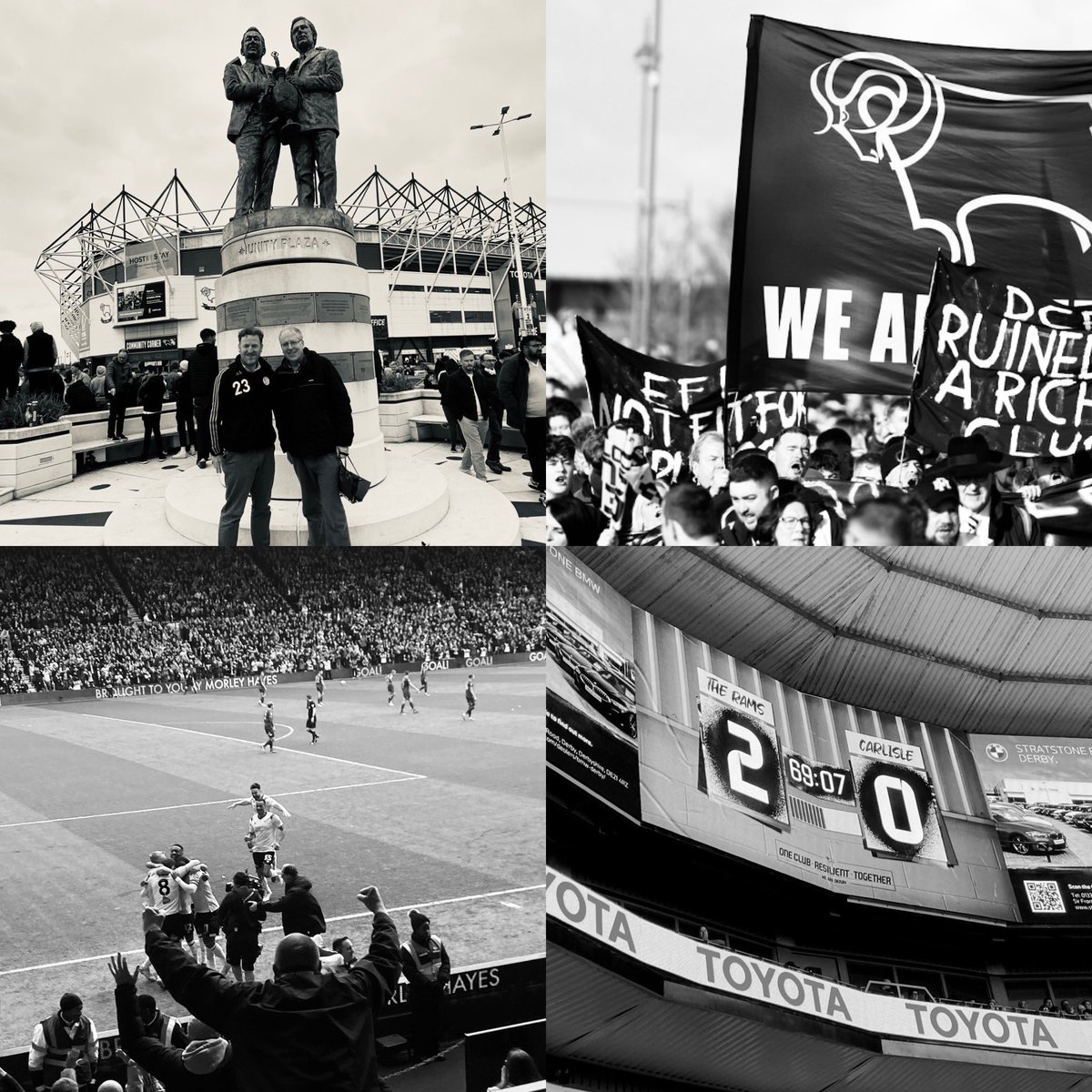 🐏 🖤The Rams are going up 🖤🐏 Witnessing the third promotion of my lifetime with Dad and our first at Pride Park was always going to be special. Two years ago, this football club stood staring into the abyss.  It seemed likely that we would be forced to liquidate and start…