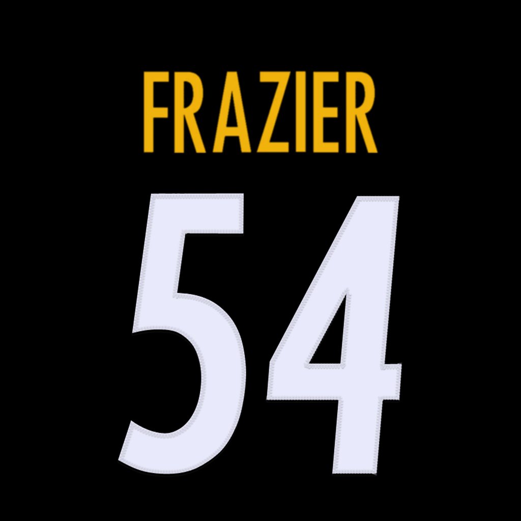 Pittsburgh Steelers OL Zach Frazier (@zfrazier54) is wearing