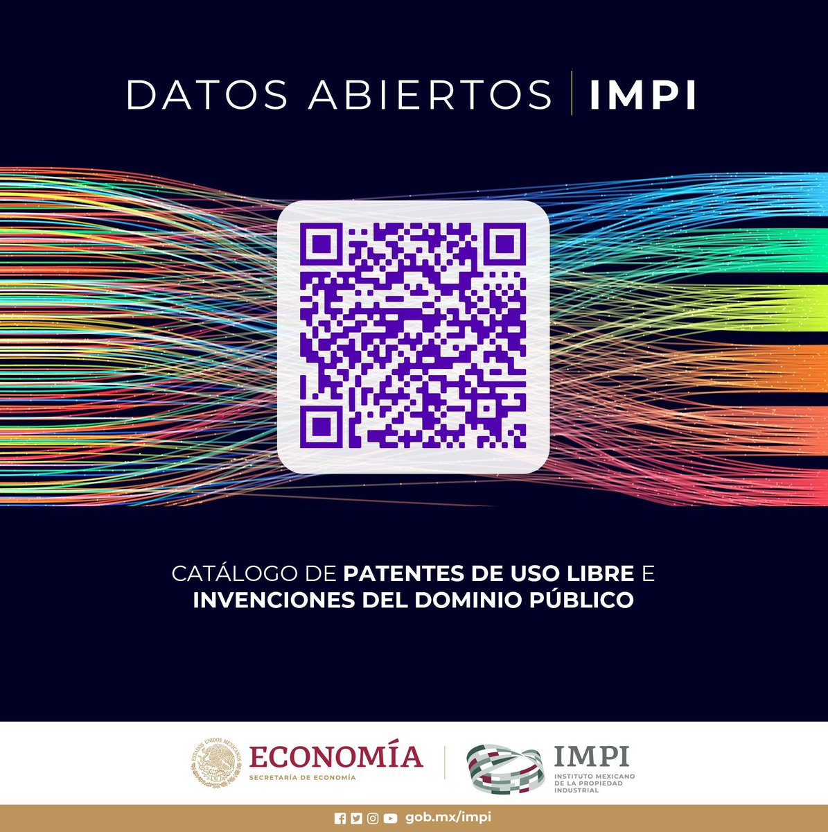 Datos abiertos del #IMPI. Encuentra el catálogo de patentes de uso libre e invenciones del dominio público aquí 👉 buff.ly/3UhYIBt