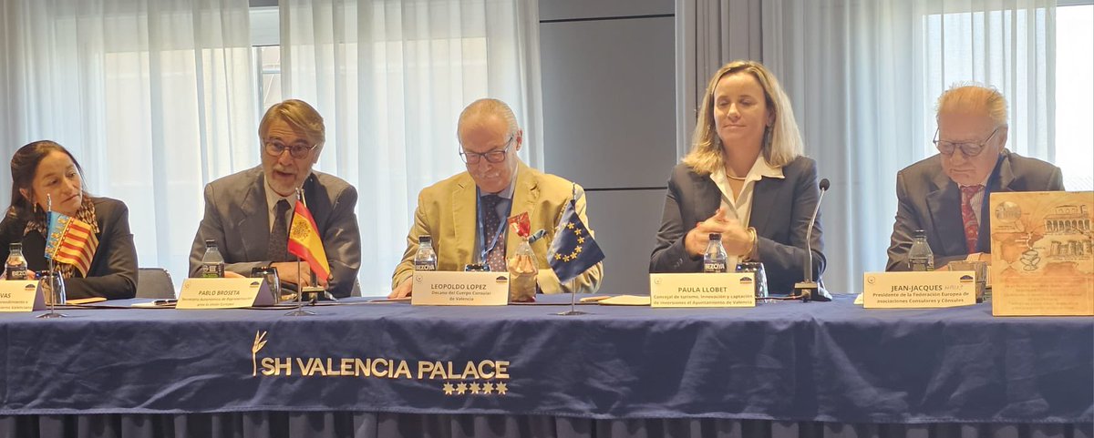 Presentación de la Federación Europea de Cónsules, en Valencia. Enhorabuena!