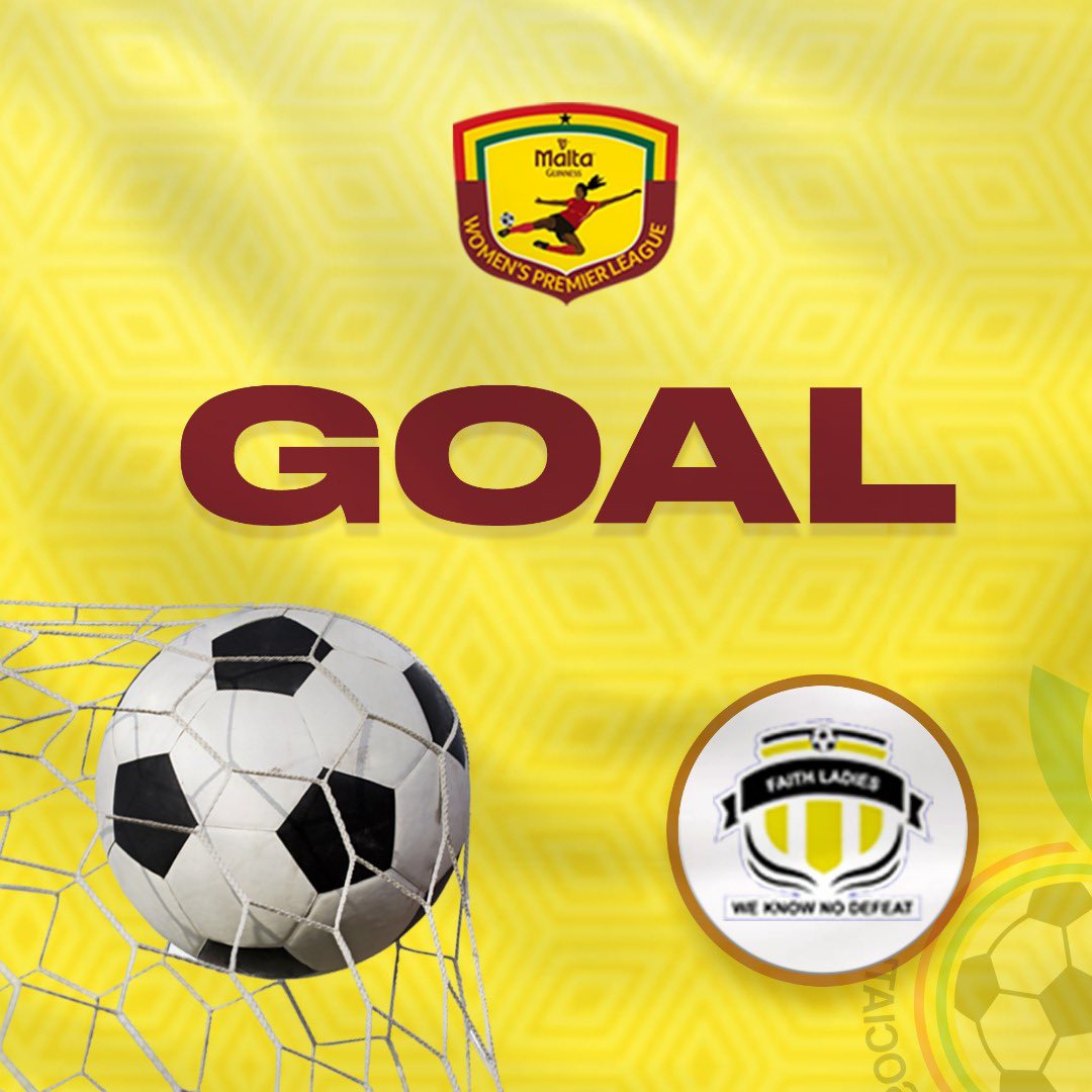 60’ - Goalll 

Esther Asamoah Yiadom60 ’
 
🎯@FaithLadiesWFC 2:0 @Ladystrikers_fc 

 #SouthernZone 🔥 

#SheDidThat 
#MaltaGuinnessWPL
#BetwayGh