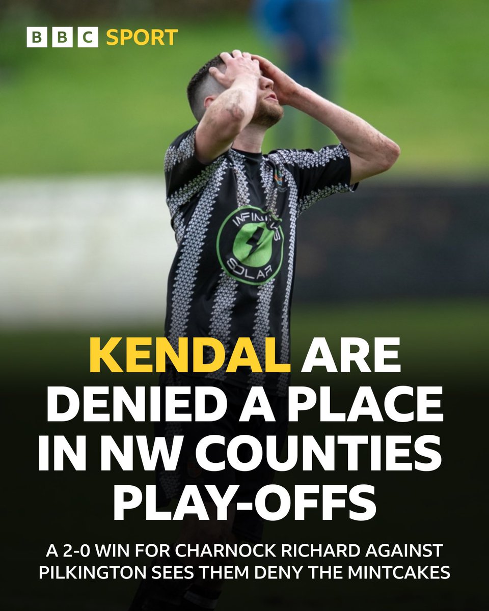 Kendal Town miss out ❌ #bbcfootball #kendaltownfc