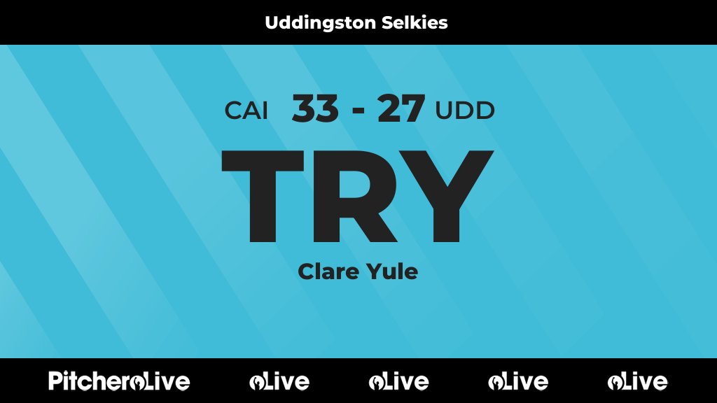 40': Clare Yule scores for Uddingston RFC 🙌
#CAIUDD #Pitchero
pitchero.com/clubs/uddingst…