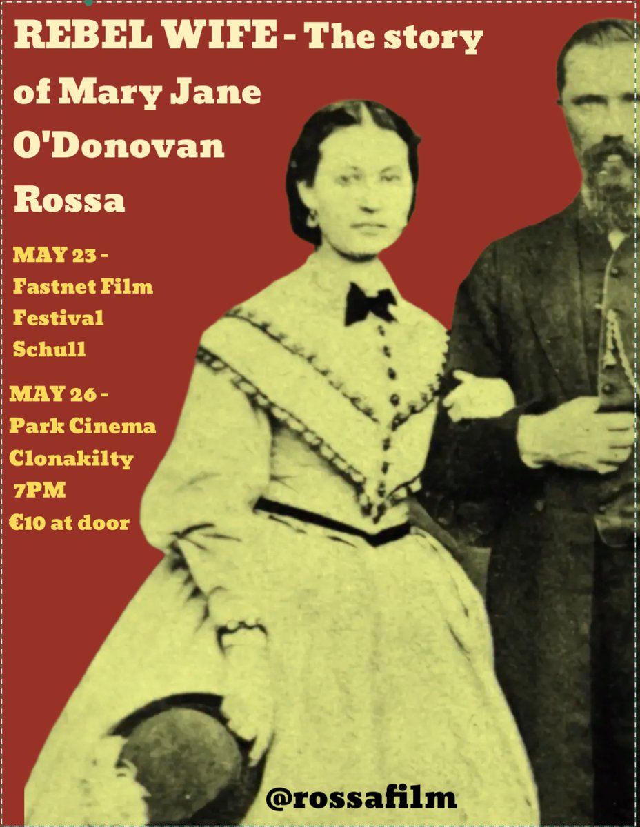 rossafilm's tweet photo. looking forward to screening REBEL WIFE @FastnetFilmFest and @clonakilty Park Cinema!! https://t.co/ziuwqkChBU