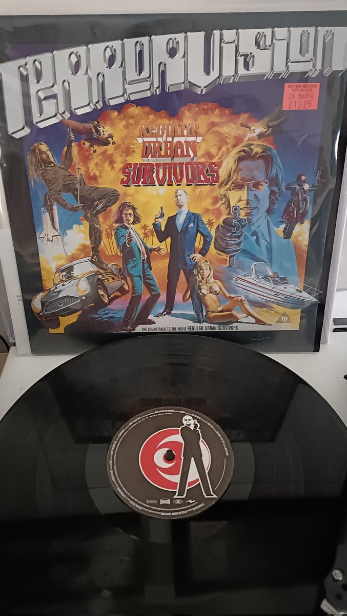 Bigboddsman's tweet photo. Been waiting for a repress forever of this LP and then find a great copy of the original pressing in a charity shop. £24.99 well spent. Now bring on the new LP. @terrorvision @LaikaTone any chance of an Exeter gig again soon please! https://t.co/Fr0FCPrDB6