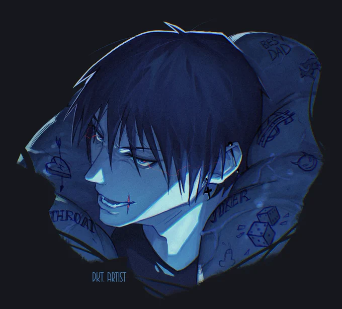 Besto daddy No time for illustrations yet((  I'll draw random little things for a while #TojiFushiguro #fushiguro #jjk 