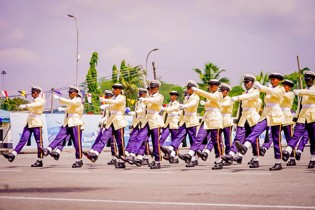 Minister of State for Defence, Dr Bello Matawalle was the Special Guest of Honour at the NIGERIAN NAVY BASIC TRAINING SCHOOL BATCH 35 PASSING OUT PARADE