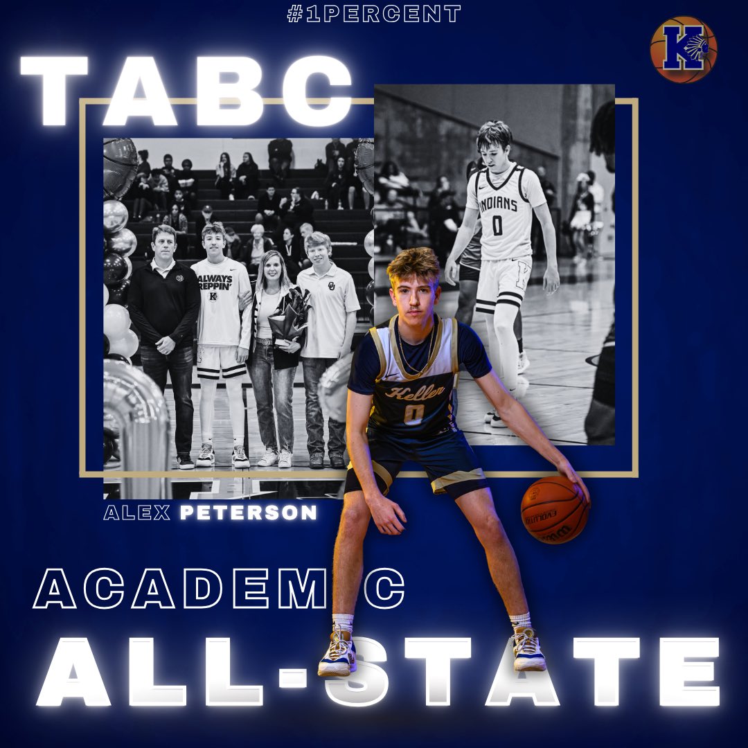 CONGRATULATIONS to @Alexpeterson0 on being selected @Tabchoops Academic All-State!! We are SO PROUD of you!!! #1percent 📚📚