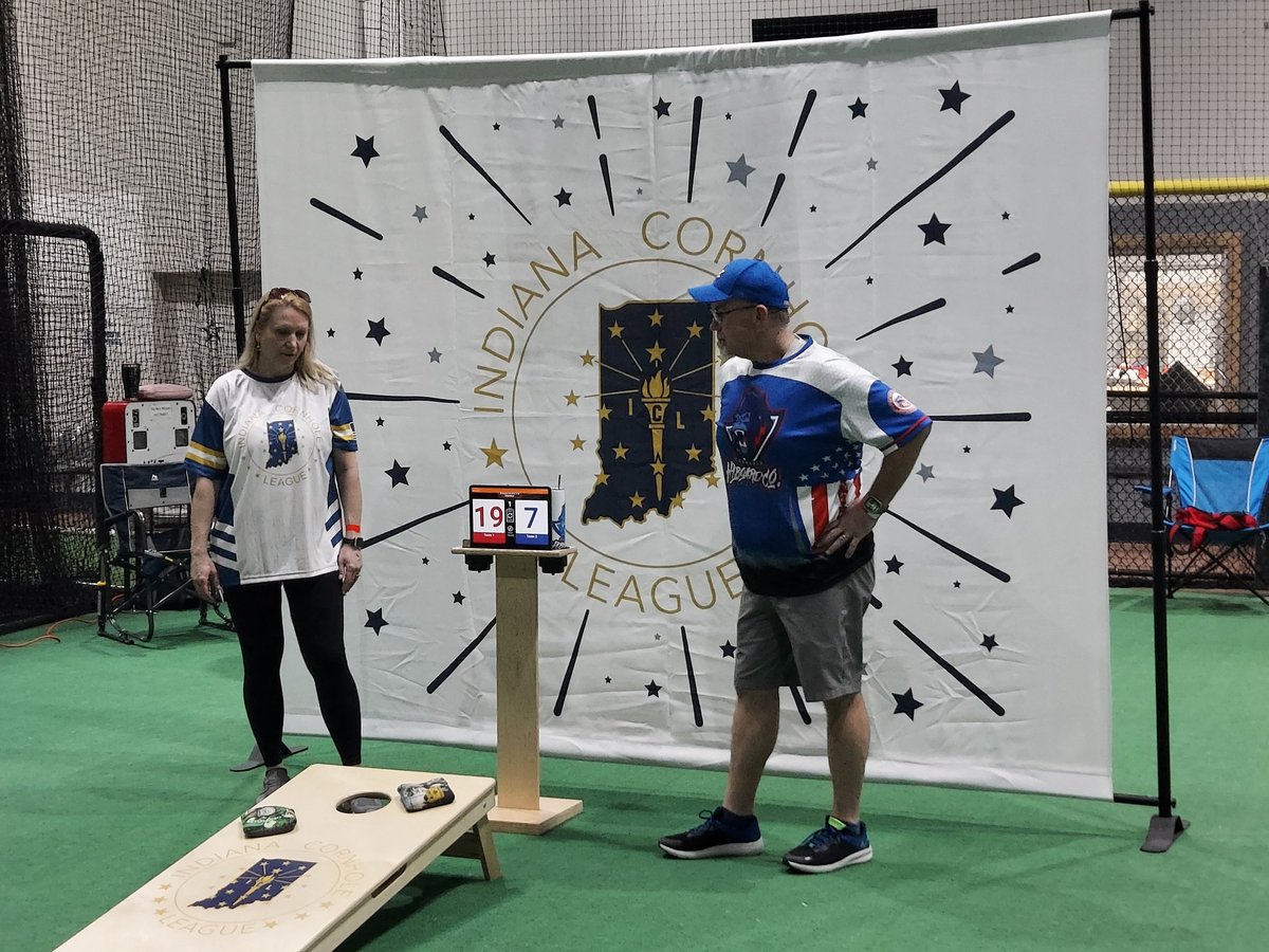 ScoreBox21's tweet photo. Thanks to Rich Majors for having us at today's Indiana Cornhole League regional in Indy. Lots of great folks at these events. Looking forward to the State Championships at Grand Park in June! https://t.co/7wzfd3zrC8