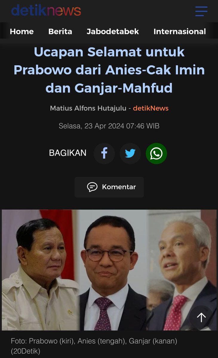 amonerwin's tweet photo. @Dennysiregar7 Mereka telah memberi selamat.
BELAJARLAH dari mereka. https://t.co/bEhpB3rqdO