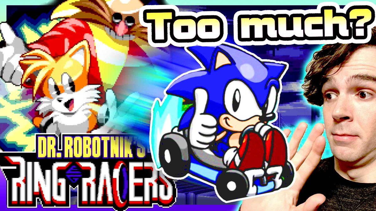 Talking Knuckles Show, and playing Ring Racers this afternoon! See you all in 30 minutes! Link in my bio