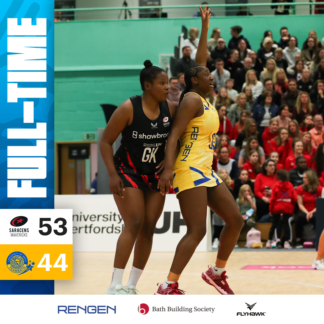 Truly a game played close to the wire this afternoon 💪 Congratulations to Mavs on clinching the win at home 💫

We now turn our attention to next Saturday for a #BlueAndGold home match as we face @SurreyStorm ⛈️

💫 53 - 🛁 44

#Netball #NSL2024 #ForwardsAndFearless