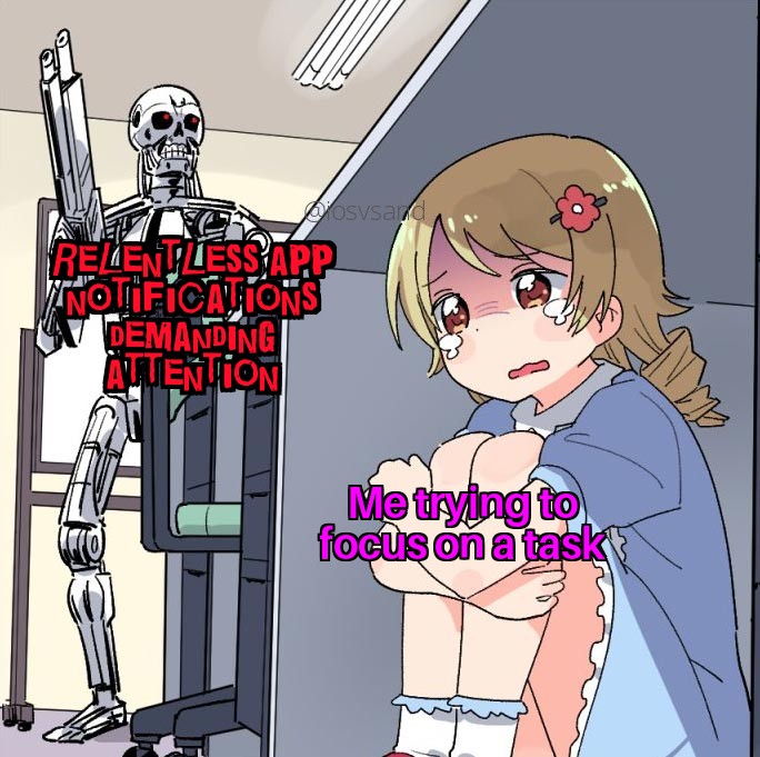 iosvsand's tweet image. #DistractionInvasion #NotificationOverload #BuzzKill #iosvsand #iosvsandroid #memes #funny