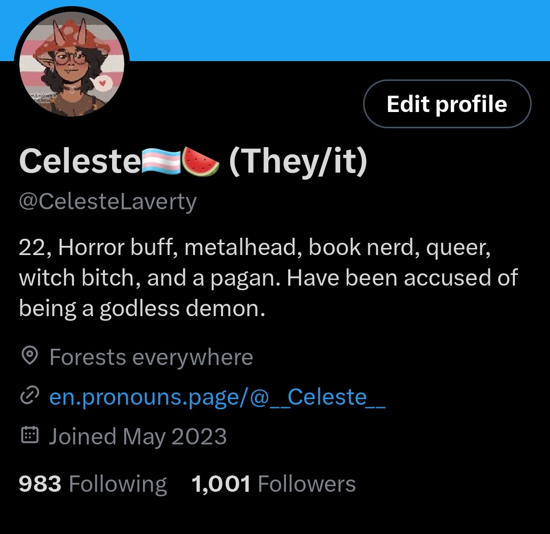 I've hit 1k followers!! Holy shit! I never thought I'd get this far with this account! Thank you for all the support given to me, I can't begin to explain how much the support means to me.