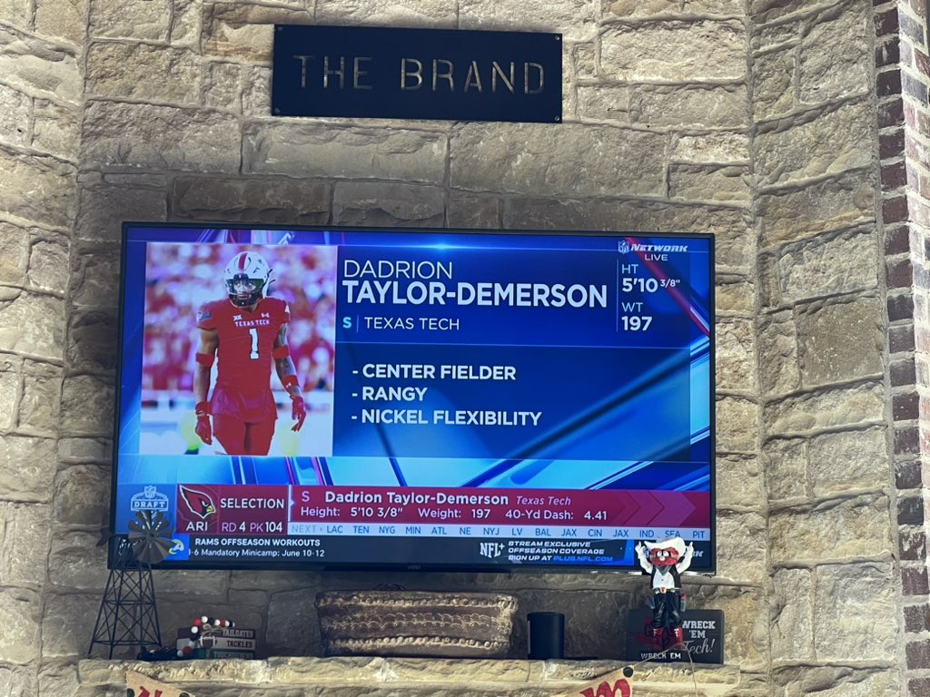 Let’s go Rabbit 🐇 We are so proud of you!!!! #NFLDraft #WreckEm🌵