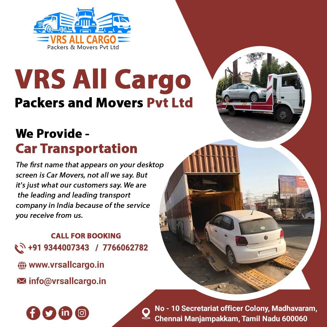 'VRS All Cargo: Your trusted partner for seamless car transportation solutions. We ensure reliable, efficient, and safe delivery every time.'
#VRSAllCargo #ReliableTransport #EfficientLogistics #CargoExperts #SecureShipments #TimelyDelivery #LogisticsSolutions #CargoServices