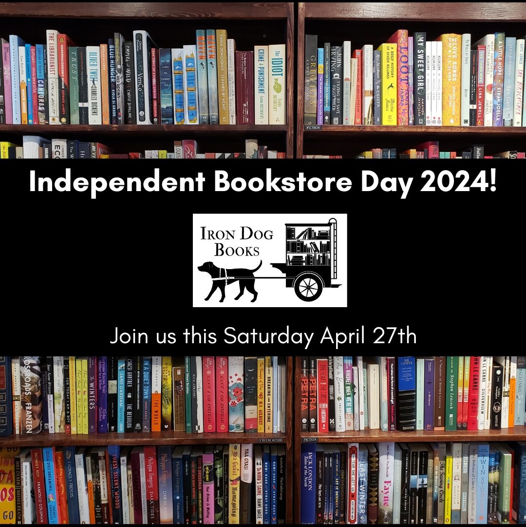 Happy Independent Bookstore Day! We have lots of great books and prizes today! Open 10am -6pm.