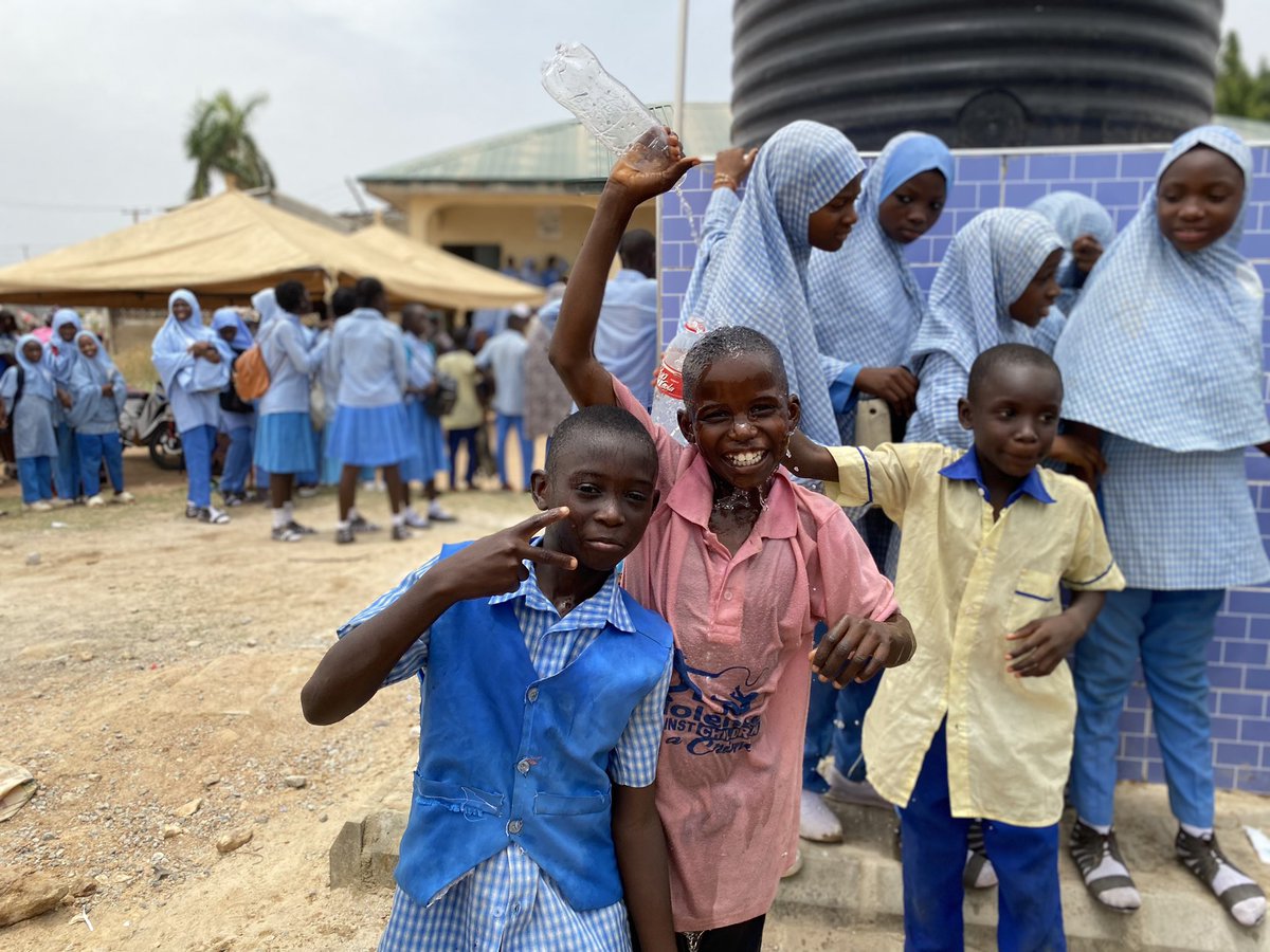 Gathered in joy and gratitude as Kurmin Sarki Primary School and Hassan Dalhatu Primary commission their new water borehole 🚰

Heartfelt gratitude to our generous sponsors and dedicated partners for making this vital project a reality.💙
 #WaterForAll
#Waterlslife @charitywater