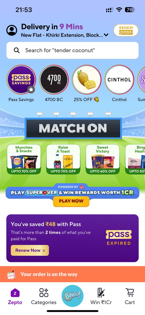 utkarshout's tweet photo. @ZeptoNow I plan to file a complaint with the CCPA for misleading advertising and unfair trade practices. @zeptocares advertised delivery time of 9 minutes is significantly different from the actual delivery time, which is consistently around 30 minutes. https://t.co/tiofYr3Upc