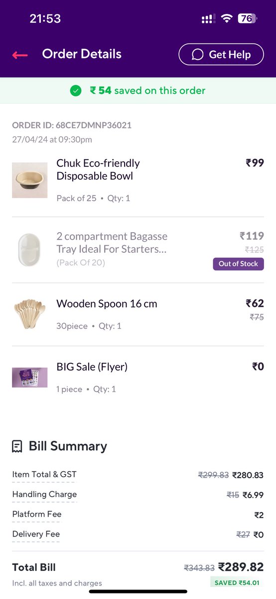 utkarshout's tweet photo. @ZeptoNow I plan to file a complaint with the CCPA for misleading advertising and unfair trade practices. @zeptocares advertised delivery time of 9 minutes is significantly different from the actual delivery time, which is consistently around 30 minutes. https://t.co/tiofYr3Upc