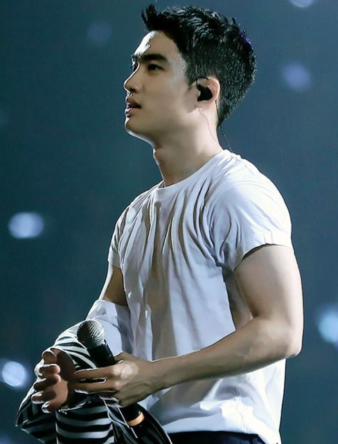 EXO's Kyungsoo during the group's tour, 2015.