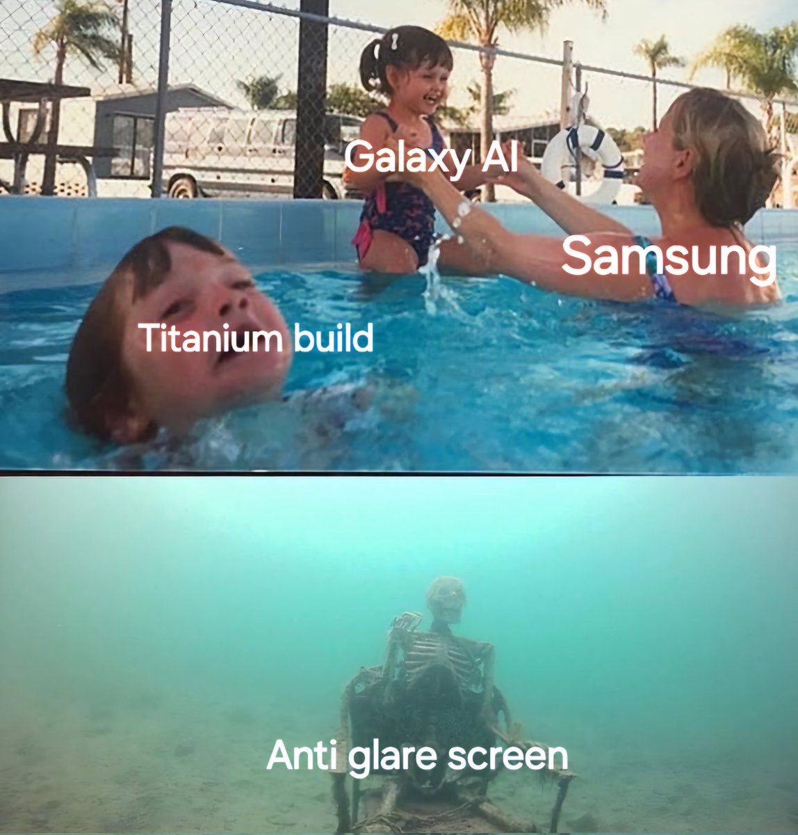 pov Samsung advertising the S24 Ultra