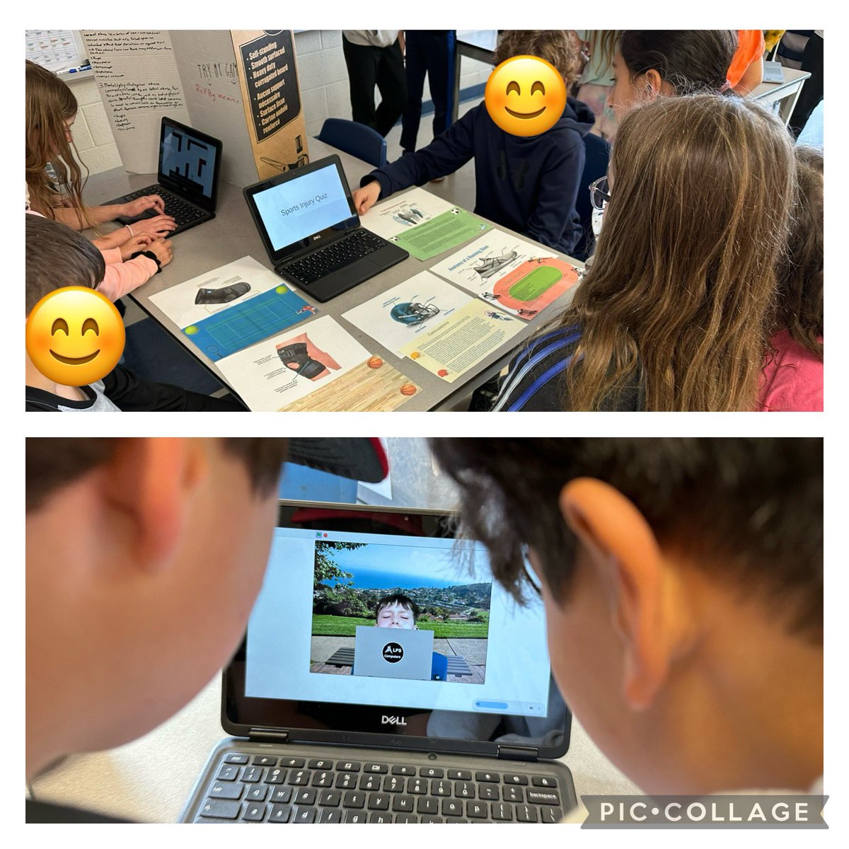 Grade 6 students put together a variety of interactive products to co-teach other students about the responsibilities and risks associated with caring for themselves and others. They also showcased safety practices and procedures for responding to unsafe situations.