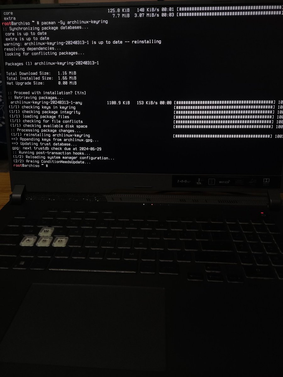 JainAnuranjan's tweet photo. Day 16 of #30NitesOfCode : Installed my favourite , Arch Linux and now again
- I'm an Arch User BTW ;)
#ArchLinux #HyperLand #WayLand https://t.co/Okwm5Yishc