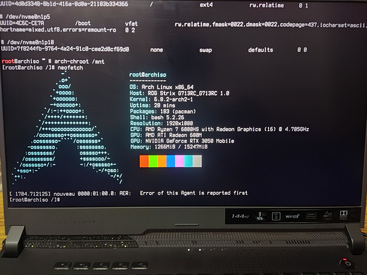 JainAnuranjan's tweet photo. Day 16 of #30NitesOfCode : Installed my favourite , Arch Linux and now again
- I'm an Arch User BTW ;)
#ArchLinux #HyperLand #WayLand https://t.co/Okwm5Yishc