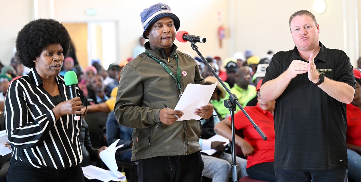 DefenceCluster's tweet photo. The Ad Hoc Committee on the General Intelligence Laws Amendment Bill conducted the Free State leg of the public hearings at the Samson Sefuthi Hall in, Botshabelo in Bloemfontein. Approximately 415 residents attended the public hearing. https://t.co/nh8Yrkl5jU #GILAB https://t.co/jg9piUemrw