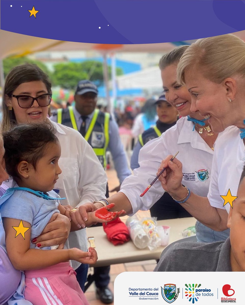 bibliovalle's tweet photo. ¡Descubre el lado más creativo de la Gobernadora @DilianFrancisca , en el #DíaDeLaNiñez pinta sus derechos junto a los niños! Acompáñanos en esta iniciativa donde el arte y la inclusión se unen para crear un futuro brillante para los pequeños. #SúmateJugando @FerTamayoficial https://t.co/D3Hb1Mr45J