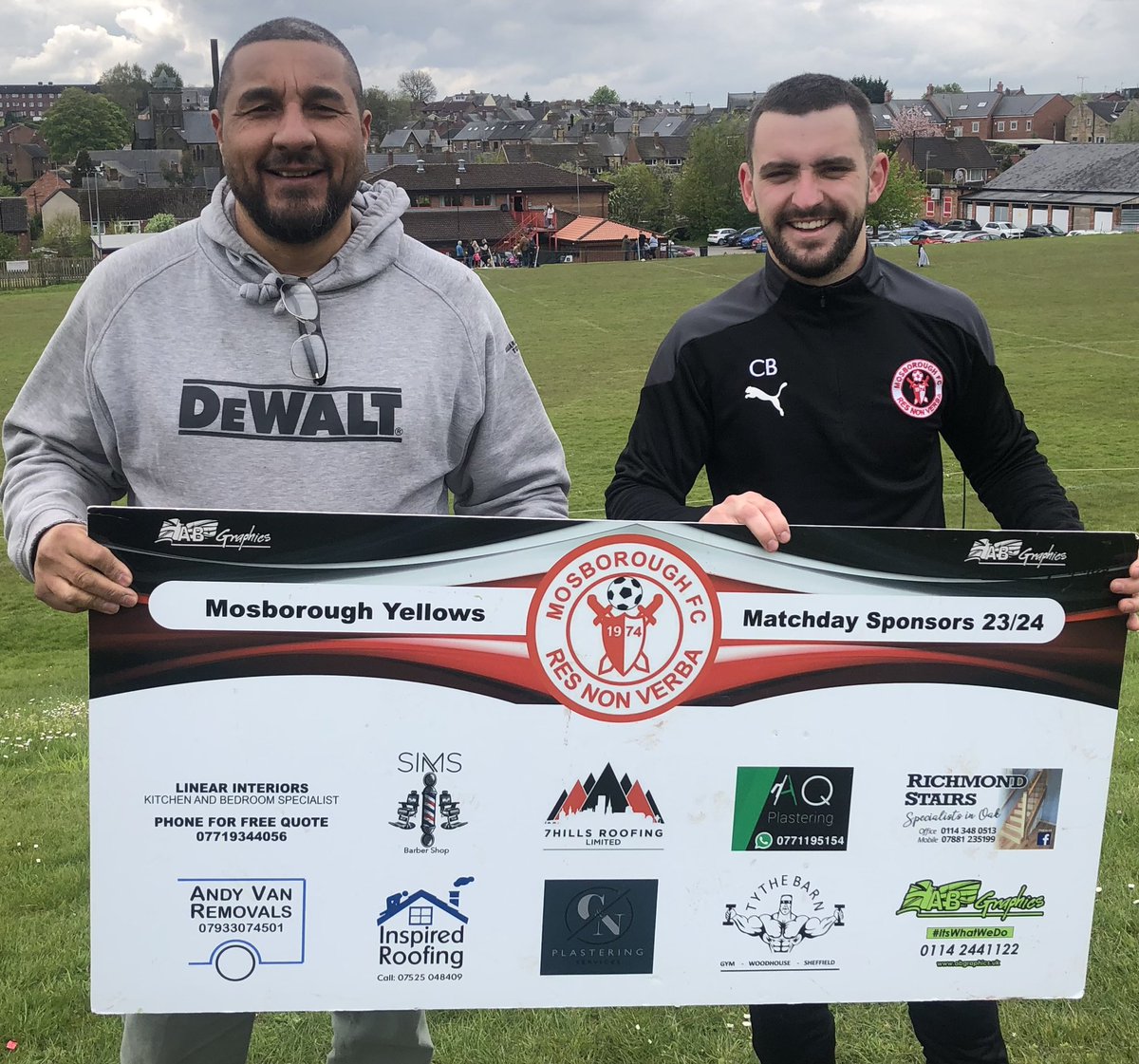 Great to have Mick down at our game from one of our matchday sponsors Linear Interiors.  Thanks for all your support mate!

He chose <a href="/CallumBerke/">Callum Berke</a> for our MOTM today👏