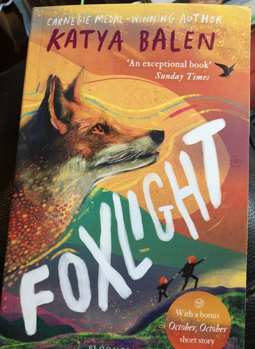 The paperback of Foxlight by the wonderful @katyabalen - not only a great book, but a new October, October short story AND a preview of Ghostlines! In the library from Monday (reservations available!)