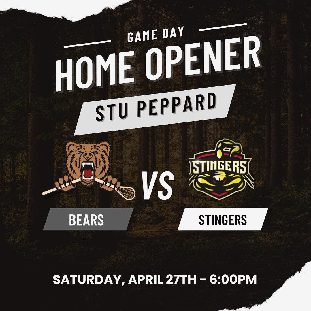It’s game day! Come down to the Pepperdome for 6PM tonight to watch us open our season against the Olds Stingers! 🐻⬇️
<a href="/RMLaxL/">RMLL</a>